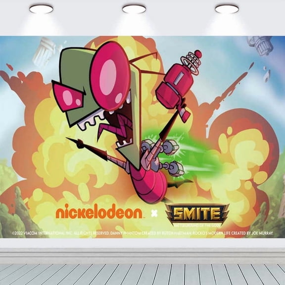 Invader Zim Party Supplies Taspestry Poster Banner Backdrop Background Wall Decor