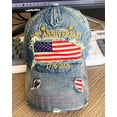 thumbnail image 5 of 250 Anniversary USA Hat United States 1776–2026,Distressing Patriotic Baseball Cap, Unisex July 4th Freedom Hat Blue, 5 of 9