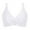 White, variant on LUOGENLI Womens Swimsuit Set with Shorts Border Exclusive Women's Full Coverage Bikini Gathering Swimsuit Top Sports Bra Swimsuit Top Black Size S