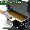 thumbnail image 6 of Nice Cooker 4-Burner Propane Gas Grill with Side Burner, 46000 BTU Outdoor Grill with Porcelain-Enameled Cast Iron Grates and Pan, Double Layer Lid, Built-in Thermometer for Outdoor Cooking Patio BBQ, 6 of 8