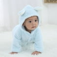 thumbnail image 5 of FDDMis Zipper Onesies 0-3 Months Toddler Girl Sweatsuit 6-12 Month Boy Clothes Girls' Overalls Side Snap Onesies Baby Boy Baby Long Sleeve Bodysuit Overalls for Toddler Girls Kids Coveralls 4t, 5 of 9