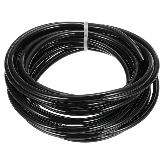 Uxcell Pneumatic Tubing  1/4" OD 16.4ft 6mm OD 4mm ID PU Air Line Pipe Tube,Black