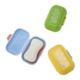 thumbnail image 6 of Unique Bargains 1 Pc Soap Dish Portable Soap Holder for Bathroom Blue, 6 of 6