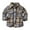 Blue, variant on WhouRiu Boys Shirt Plaid Long Sleeve Lapel Button Tops Child Spring Fall Outwear Clothes Blue,Sizes 18-24 M