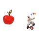 thumbnail image 5 of Estatua,Estatua de fruta artificial Escultura Artesanías,Colección de figuras de cerámica para decoración del hogar,Figuras de payasos,Estatua de payaso,escultura,adorno de mesa, 5 of 8