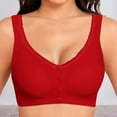 thumbnail image 5 of XFHLMJFF U Neck Womens Bras Breable Soft Cozy Casual Comfortable Adjustable No Underwire Seamless Trendy Underwear, 5 of 6