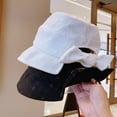 thumbnail image 2 of LinYooLi Bowknot Visors Hat For Women Spring Summer Foldable Sun Hat Wide Large UV Protection Cap Outdoor Beach Hats Femme Floppy Sun Cap, 2 of 6