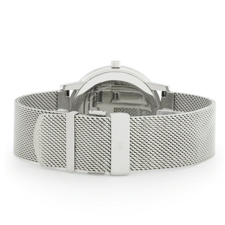 Movado Museum Classic Stainless Steel Mesh Mens Watch 0607349 