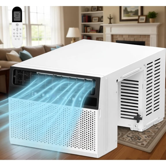 Havato 10000BTU Window Air Conditioner , Window AC Unit Cools 450 Sq.ft w/ Wi-Fi & Remote, White
