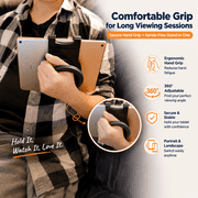 MAX SMART Ergonomic Tablet Grip Holder & Stand for Drawing, Reading, Writing & Studying