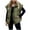 Army Green, variant on Womens Quilted Puffer Vest Casual Stand Collar Cap Sleeve Jacket Vest Full Zip Sleeveless Bubble Padded Warm Coat Outerwear