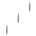 thumbnail image 3 of ZheElen Tweezers Crafts Crossing Lock Stainless Steel Reverse Precision Curved Nail Manicure Hair Tool Electronics Laboratory Black 3Set, 3 of 6