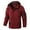 Red, variant on Mens Winter Jackets Thermal Waterproof Windproof Jacket Hooded Winter Snow Coat with Multiple Pockets Lightweight Solid Color Relaxed Fit Mens Jacket with Hood