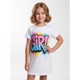thumbnail image 5 of Trendy Simple Girls Short Sleeve Everyday Dress Casual Dress Comfort-Fit Pockets for Young Girls Age 5-13, 5 of 6