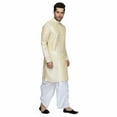 thumbnail image 3 of Mens Silk Blend Bollywood Style Designer Party Wear Indian Ethnic Dhoti Kurta, 3 of 5