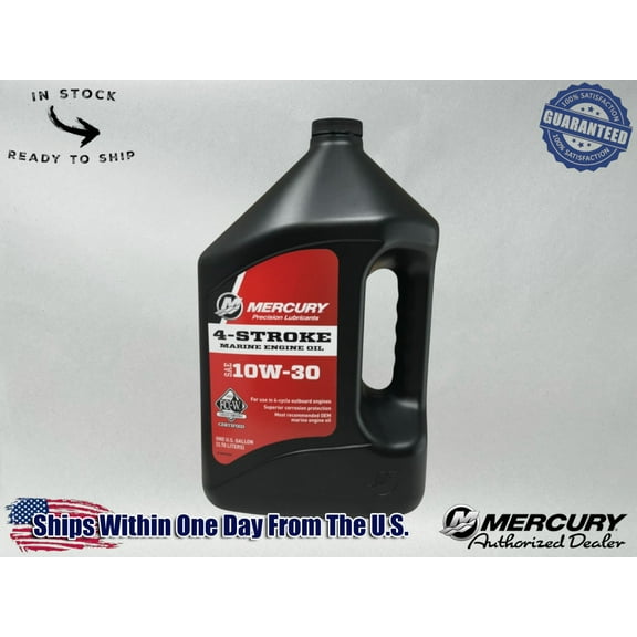 Mercury OEM FCW Standard 10W30 Marine Oil Gallon 92-8M0078626