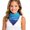Blue1, variant on Neck Scarf for Children Custom Text Print Multicolor Scarf Idea for Little Kids Shawl Purple1,One Size