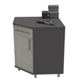 thumbnail image 4 of Pemberly Row Engineered Wood Corner Garage Storage Cabinet in Dark Gray, 4 of 12