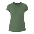 thumbnail image 1 of Playera Fruit Of The Loom para Mujer, Cuello Redondo Manga Corta Verde Talla  CH, 1 of 4