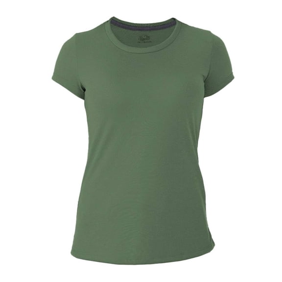 Playera Fruit Of The Loom para Mujer, Cuello Redondo Manga Corta Verde Talla  CH