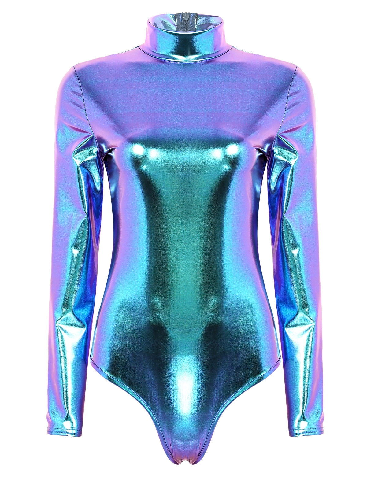 Womens Long Sleeve Metallic Leotard For Gymnastics, Ballet, Dance Lycra  Spandex Bodysuit From Factoryhandbag, $18.99