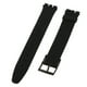 thumbnail image 3 of Correa de caucho de silicona suave impermeable de liberación rápida Sunnimix 16 mm Negro Banda de reloj deportivo de silicona, 3 of 7