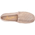 thumbnail image 3 of Sam Edelman Catherine Blush Gold Metallic Leather Slip On Espadrilles Sneakers (Blush Gold Metallic Leather, 8), 3 of 6
