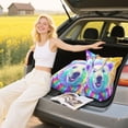 thumbnail image 6 of 2-Pack Waterproof Travel Laundry Bag Lightweight Polyester Duffle with Top Handle for Beach/Camping/School Colorful Polar Bear Pattern, 6 of 7