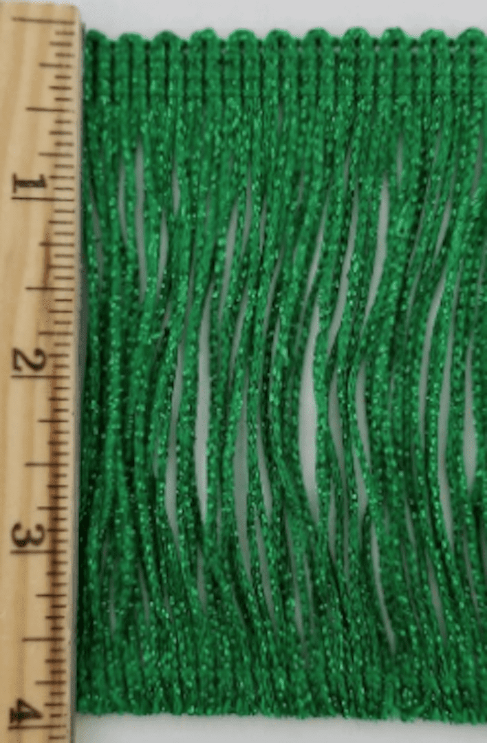 4" Metallic Chainette Fringe - 5 Continuous Yards - Many Color Options!