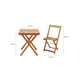 thumbnail image 3 of Kit Mesa de Madera y 2 Sillas Plegables Merkatari Veneza Polisten, 3 of 5
