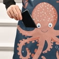 thumbnail image 4 of Cute Cartoon Octopus Kitchen Apron with 2 Pockets Adjustable waterproof Cooking Aprons for Women Men Chef, 4 of 7