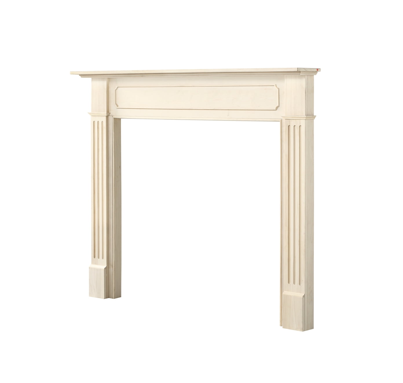 Pearl Mantels Williamsburg Transitional Styled Mantel Surround, Constructed With Hand Chosen Grade A Wood and Wood Veneers, Unfinished, Paint and Stain Grade, Interior Opening 56"W x 42"H