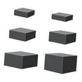 thumbnail image 2 of Abbracc 6 Pcs Cube Acrylique Présentoir pour Figurines d'Action Alimentaire Collection Noir, 2 of 9