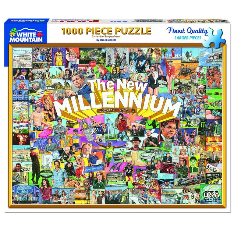 White Mountain Puzzles the New Millennium - 1000 Piece Jigsaw