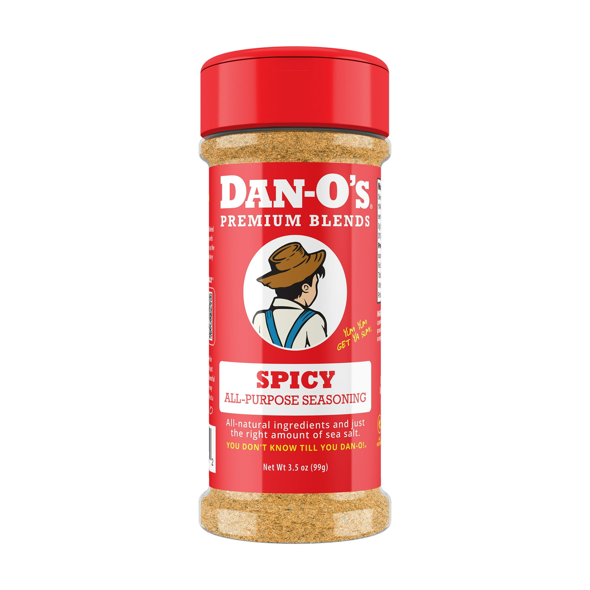 Dan-O's Spicy All-Purpose Seasoning For Cooking And Grilling - Small Bottle 3.5 Oz