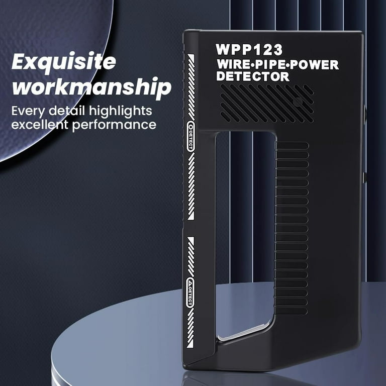 Wpp123 Wire Pipe Power Detector, Wire Pipe Metal Detector, Wall Scanner Metal Detector High Sensitivity Adjustable Alert Pipe Power Multifunction Wall Wpp123 Wire Pipe Power Detector, Wire Pipe Metal Detector, Wall Scanner Metal Detector High Sensitivity Adjustable Alert Pipe Power Multifunction Wall
