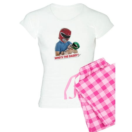 

CafePress - Power Rangers Who s The Daddy - Women s Light Pajamas
