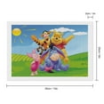 thumbnail image 2 of Winnie The Pooh Diamond Art Kits for Adults Diamond Art Gem Art Painting Full Drill Round Art Gem Painting Kit for Home Wall Decor 8"x12", 2 of 6