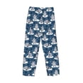 thumbnail image 5 of Goofa Snow Penguin Printed Soft Pajama Pants for Men, Wide Leg Comfy Casual Lounge Yoga Pants-Large, 5 of 9