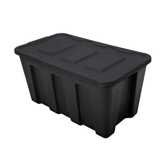 Durabilt Storage Tote,Black,Polyethylene 6934GRBBK.04