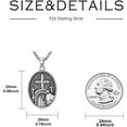 thumbnail image 5 of SISGEM Empty Tomb Necklace 925 Sterling Silver Christian Empty Tomb Pendant Religious Amulet Jewelry Gift for Men Women, 5 of 5