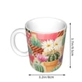 thumbnail image 2 of Disketp High Detail Succulent Large Coffee Mug with Handle Tea Cup Novelty Coffee Cup for Men Women Office Work, 2 of 6