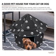 thumbnail image 3 of KAKOWELY Casa de invierno cálida para gatos y perros, cómoda cama para dormir, casa de felpa, jaula para mascotas, caseta para perros, 3 of 5