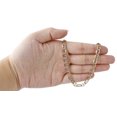 thumbnail image 6 of Real 10K Yellow Gold Diamond Cut Solid Mariner Chain 6.25mm Necklace 28 Inch, 6 of 6