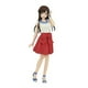 thumbnail image 2 of Figura de Anime de 18CM, novia por alquiler, Sarashina Ruka, ropa informal, pantalones cortos azules, lazo lindo, Pose Kawaii, modelo de pie, muñecas de juguete de PVC, 2 of 3