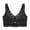 Black, variant on Bandeau Bra Women Lightly Lined Feature V-Neck T-Shirt W-381
