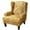 Orange Leaves, variant on SHANNA Wingback Chair Slipcovers 2-Piece Stretch Fabric Wing Chair Cover with Cushion Cover Armchair Sofa Furniture Protector