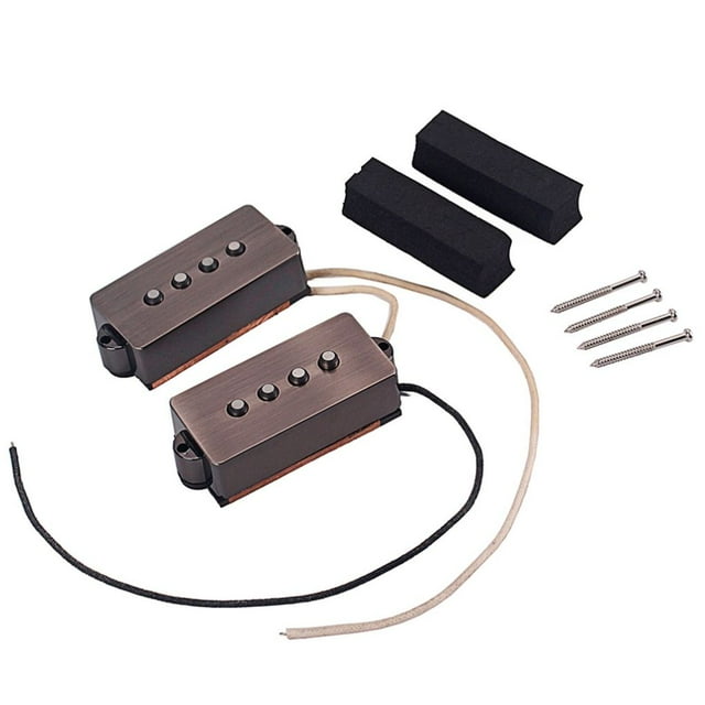 Pastillas de sonido Naiovety P-Bass 2 piezas con tornillos de montaje