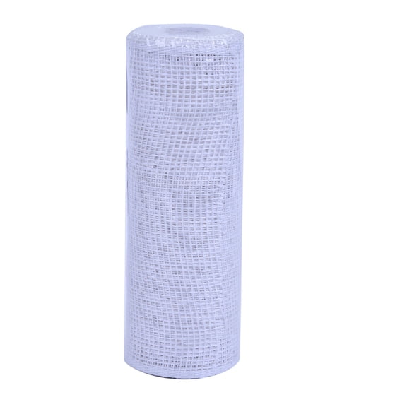 12 Pack: 10" x 19ft. White Poly Burlap Mesh by Celebrate It