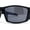 Black Blue Black, variant on Mens Xloop Thick Temple Sport Biker Wrap Sunglasses Black White Black